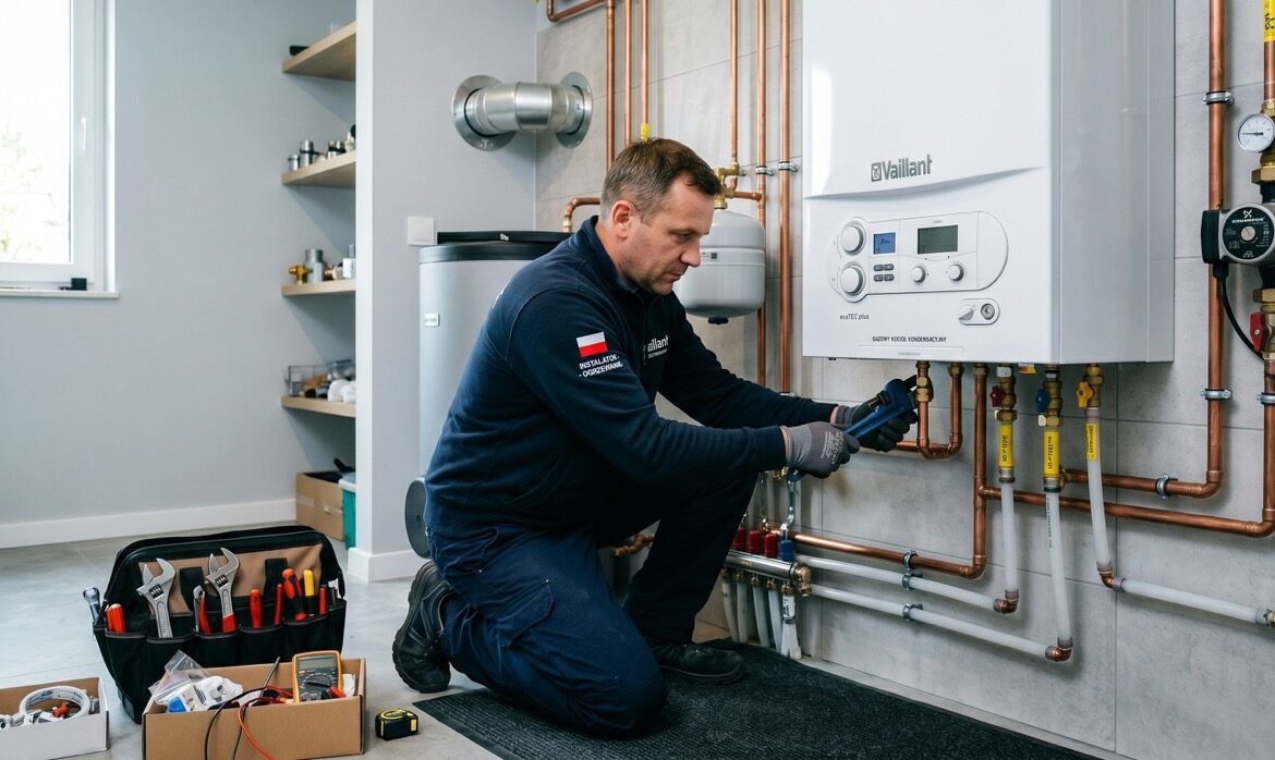 montaż pieca gazowego